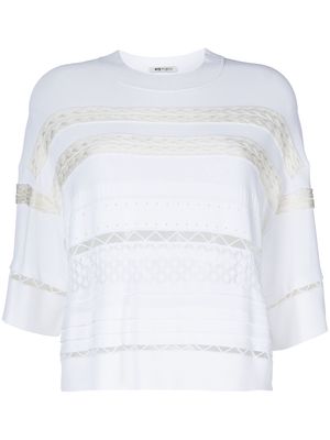 Ports 1961 embroidered cotton T-Shirt - White