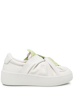 Ports 1961 knotted two-tone sneakers - White