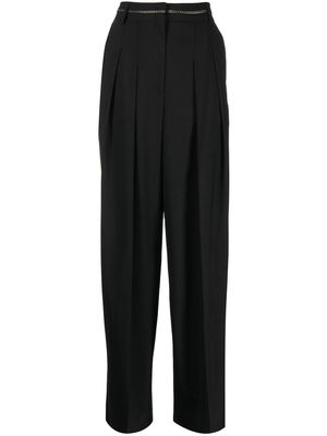 Ports 1961 pleated high-waisted trousers - Black