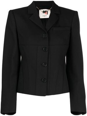 Ports 1961 single-breasted wool blazer - Black