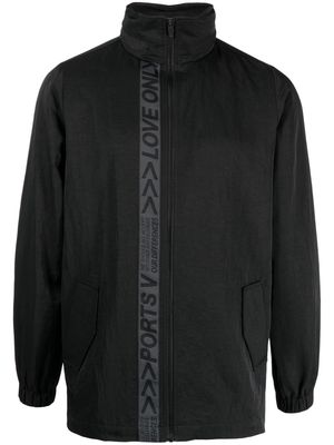 Ports V stand-up collar lightweight jacket - Black