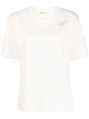PortsPURE embroidered-logo T-shirt - White