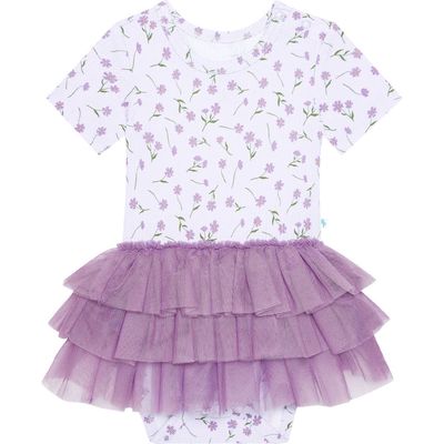 Posh Peanut Kids' Jeanette Tulle Tutu Dress in Open Purple