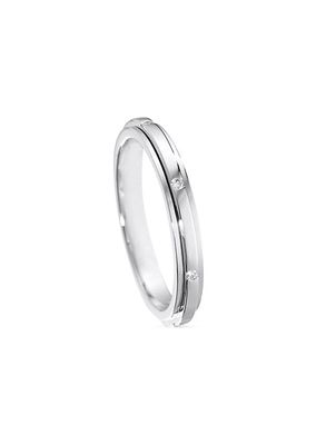 Possession 18K White Gold & 0.06 TCW Diamond Wedding Band