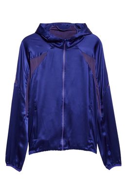 POST ARCHIVE FACTION 5.0 Technical Hooded Jacket Right in Silk Blue