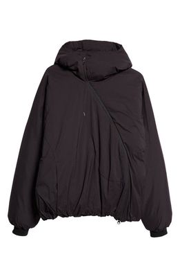 POST ARCHIVE FACTION 5.1 Water Resistant Down Center Jacket in Black