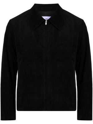 Post Archive Faction corduroy cotton zip-up jacket - Black