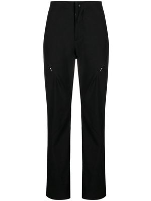 Post Archive Faction high-waist tapered-leg trousers - Black