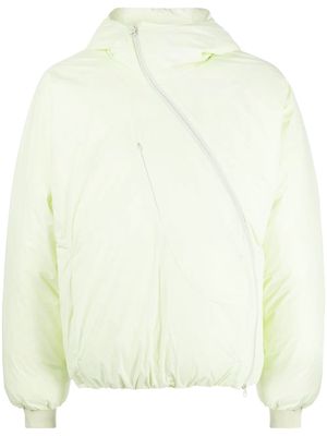 Post Archive Faction off-centre padded jacket - Green