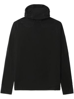 Post Archive Faction panelled tonal-stitching hoodie - Black