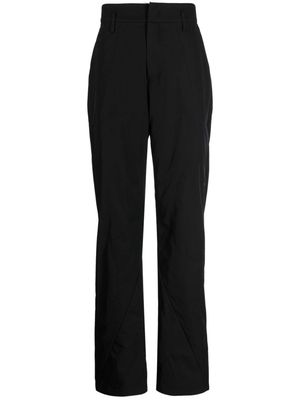Post Archive Faction zip-detail high-waist trousers - Black