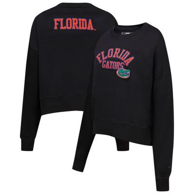Post Women's Black Florida Gators Classic 3-Hit Pullover Sweatshirt