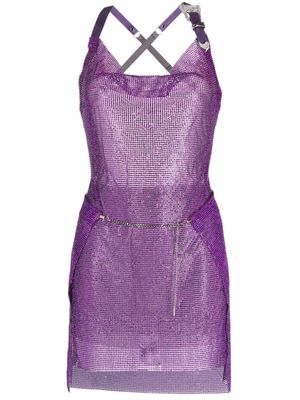POSTER GIRL Adrianne draped minidress - Purple