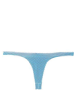 POSTER GIRL Lena high-leg bikini bottoms - Blue