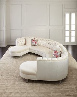 Pouf Double Chaise Sectional