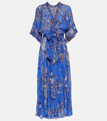 Poupette St Barth Adha printed wrap dress