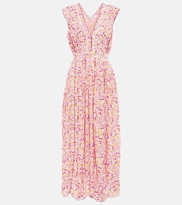 Poupette St Barth Agnes floral midi dress