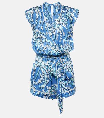 Poupette St Barth Anaik printed playsuit