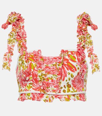 Poupette St Barth Ariane floral top