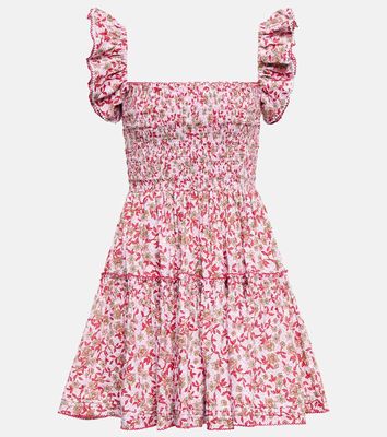 Poupette St Barth Aurora floral minidress