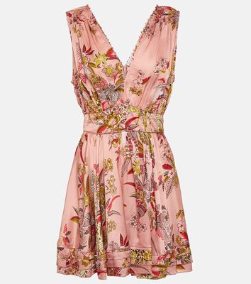 Poupette St Barth Bessie printed minidress