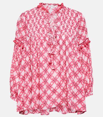 Poupette St Barth Clara printed blouse