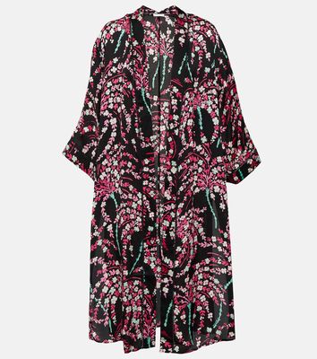 Poupette St Barth Erica printed robe