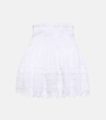 Poupette St Barth Galia cotton miniskirt