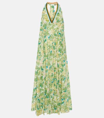 Poupette St Barth Nava floral cotton maxi dress