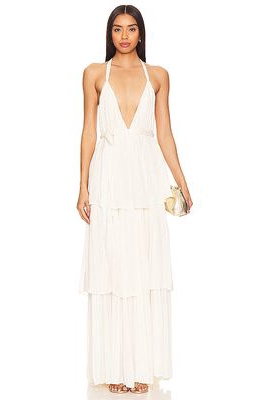 PQ Kristine Maxi Dress in Ivory