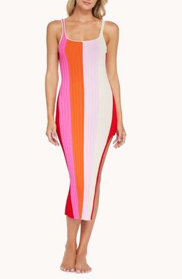 PQ SWIM Piper Sleeveless Cover-Up Dress in Neapolitan 