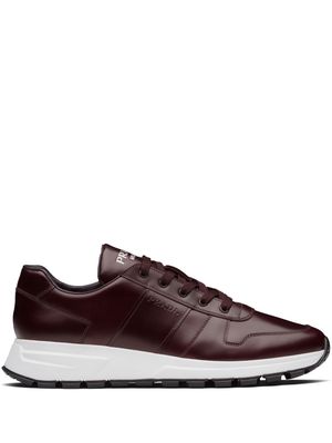 Prada 01 lace-up sneakers - Red