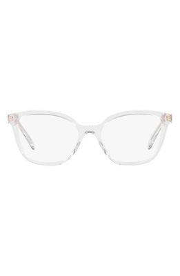 Prada 52mm Butterfly Optical Glasses in Crystal