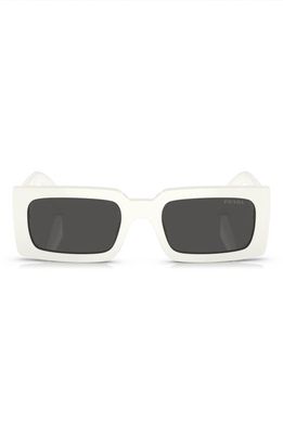 Prada 52mm Pillow Sunglasses in Bone