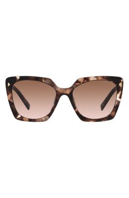 Prada 52mm Square Sunglasses in Brown Tort