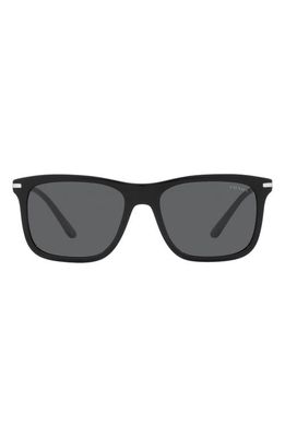 Prada 54mm Gradient Square Sunglasses in Black