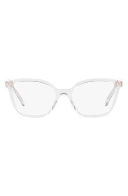 Prada 56mm Butterfly Optical Glasses in Crystal