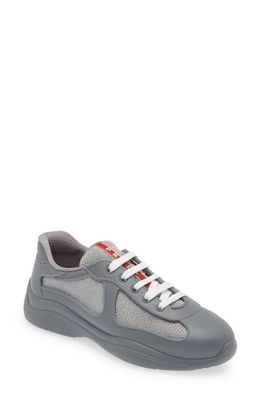 Prada America's Cup Low Top Sneaker in Grey