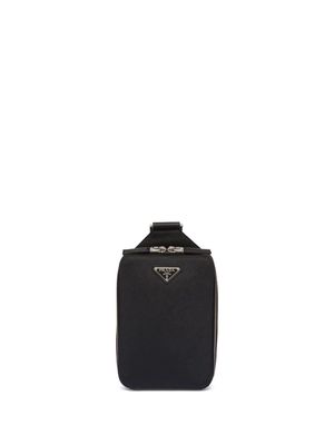 Prada Brique leather shoulder bag - Black
