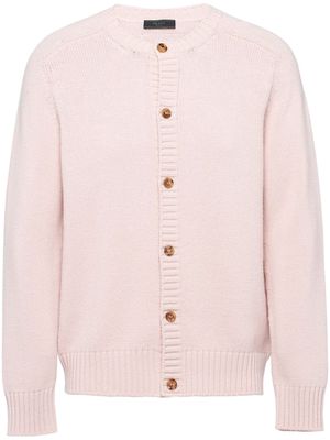 Prada button-fastening long-sleeve cardigan - Pink