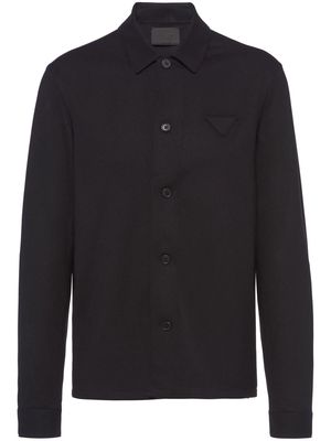 Prada button-up long-sleeve shirt - Black