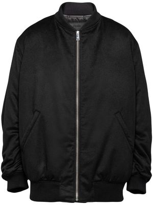 Prada cashmere bomber jacket - Black