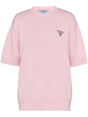Prada cashmere crew-neck jumper - Pink