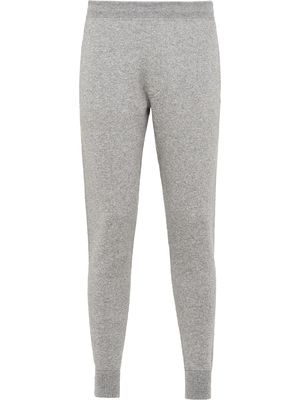 Prada cashmere knitted track pants - Grey