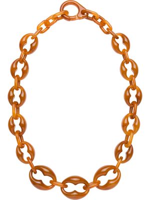 Prada chain-effect necklace - Brown