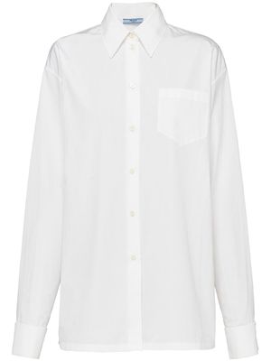 Prada chest-pocket button-down shirt - White
