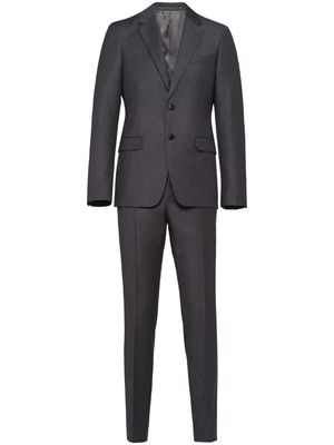 Prada classic two-piece wool suit - Grey