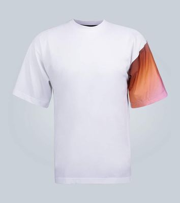 Prada contrast-sleeve T-shirt