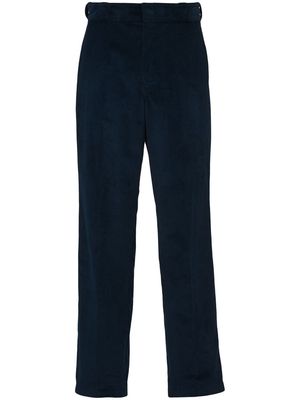 Prada corduroy straight-leg trousers - Blue
