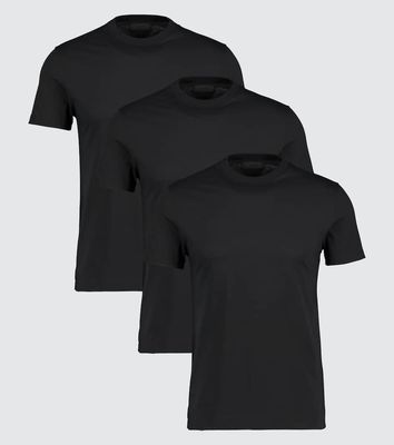 Prada Cotton jersey T-shirt three-pack